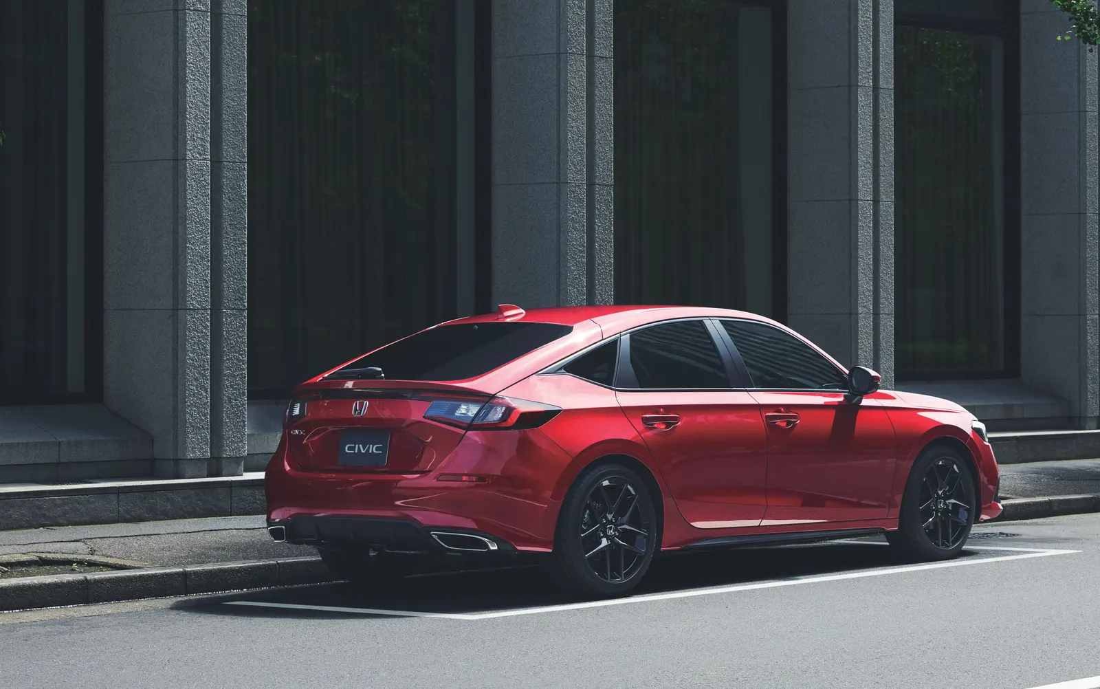 Honda Civic, вид сзади
