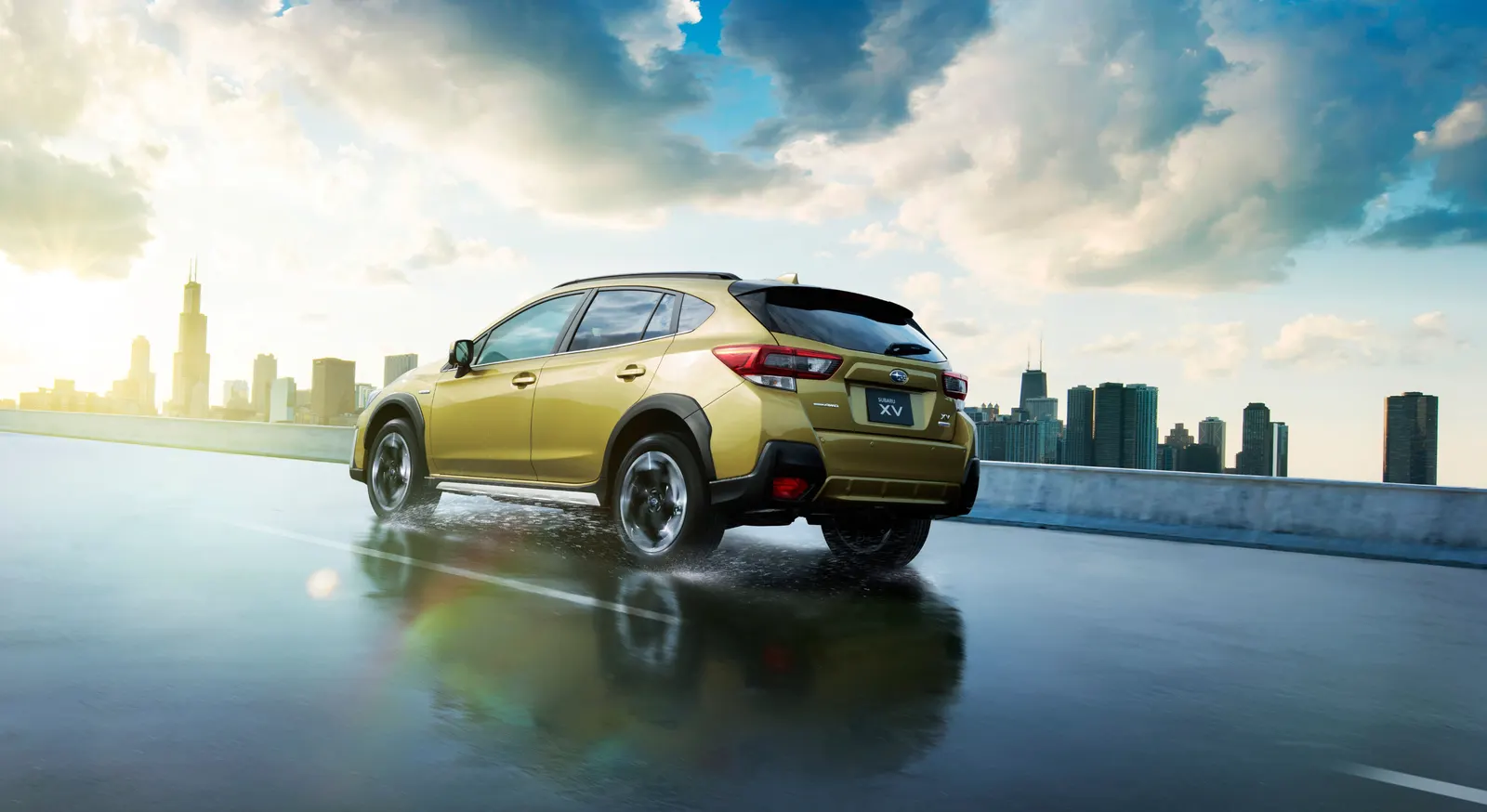 Subaru XV, вид сзади