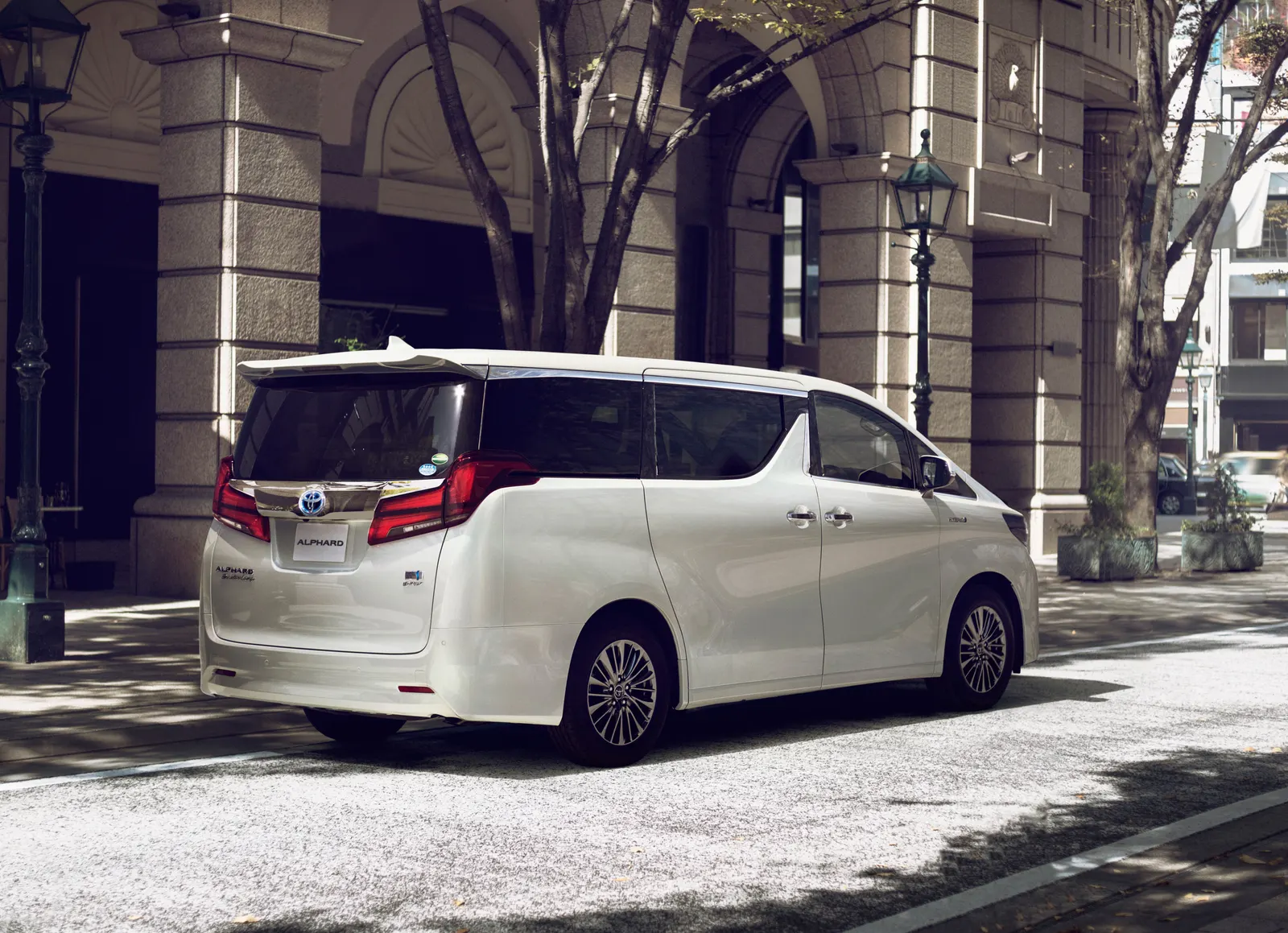 Toyota Alphard, вид сзади