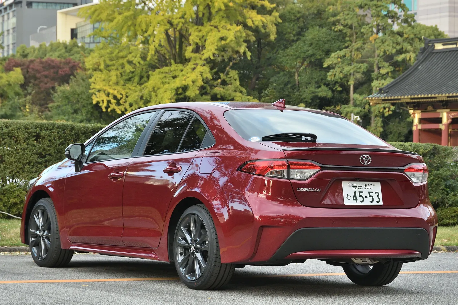 Toyota Corolla, вид сзади