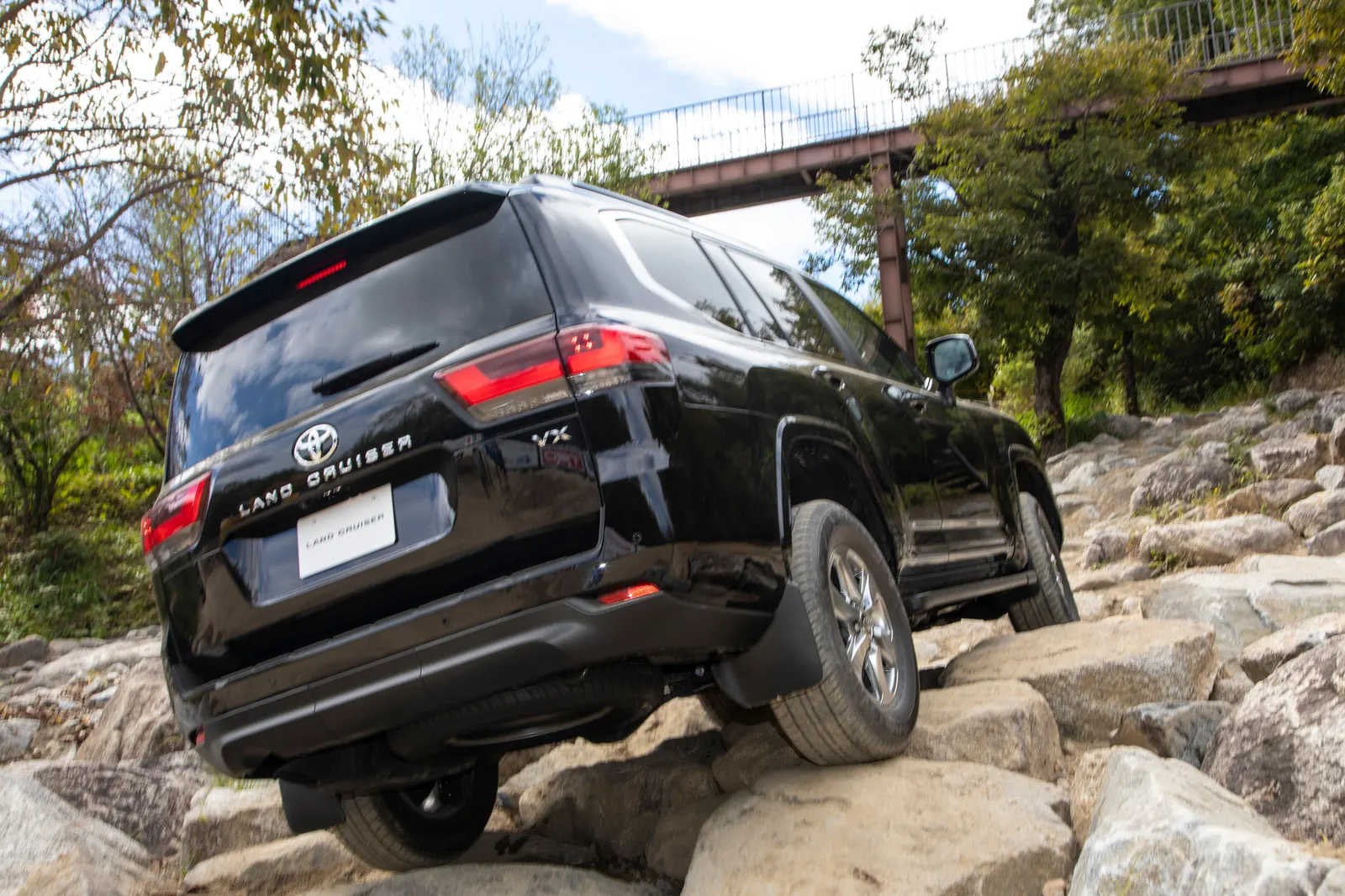 Toyota Land Cruiser, вид сзади