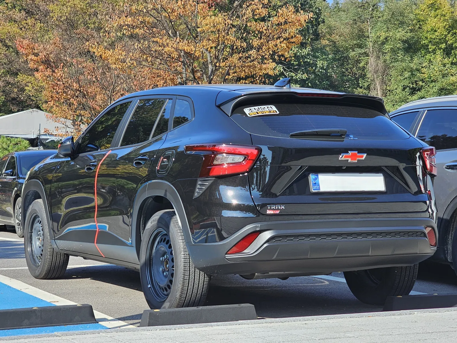 Chevrolet Trax, вид сзади