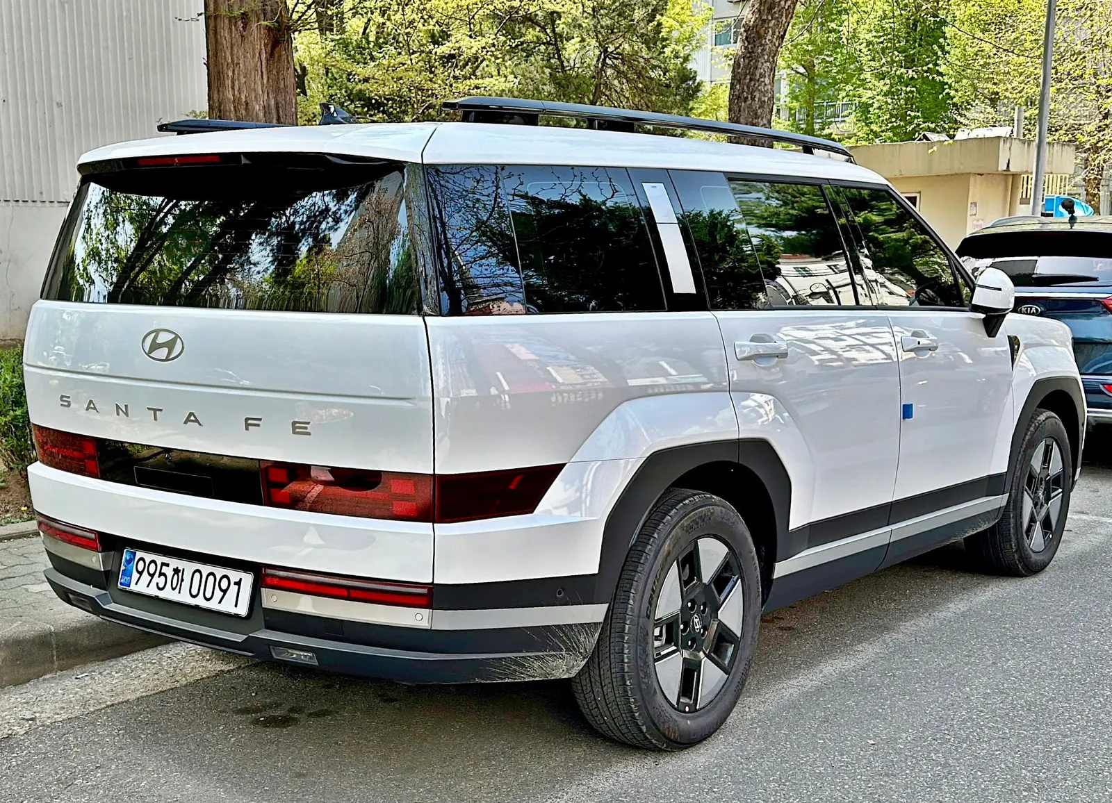 Hyundai Santa Fe, вид сзади
