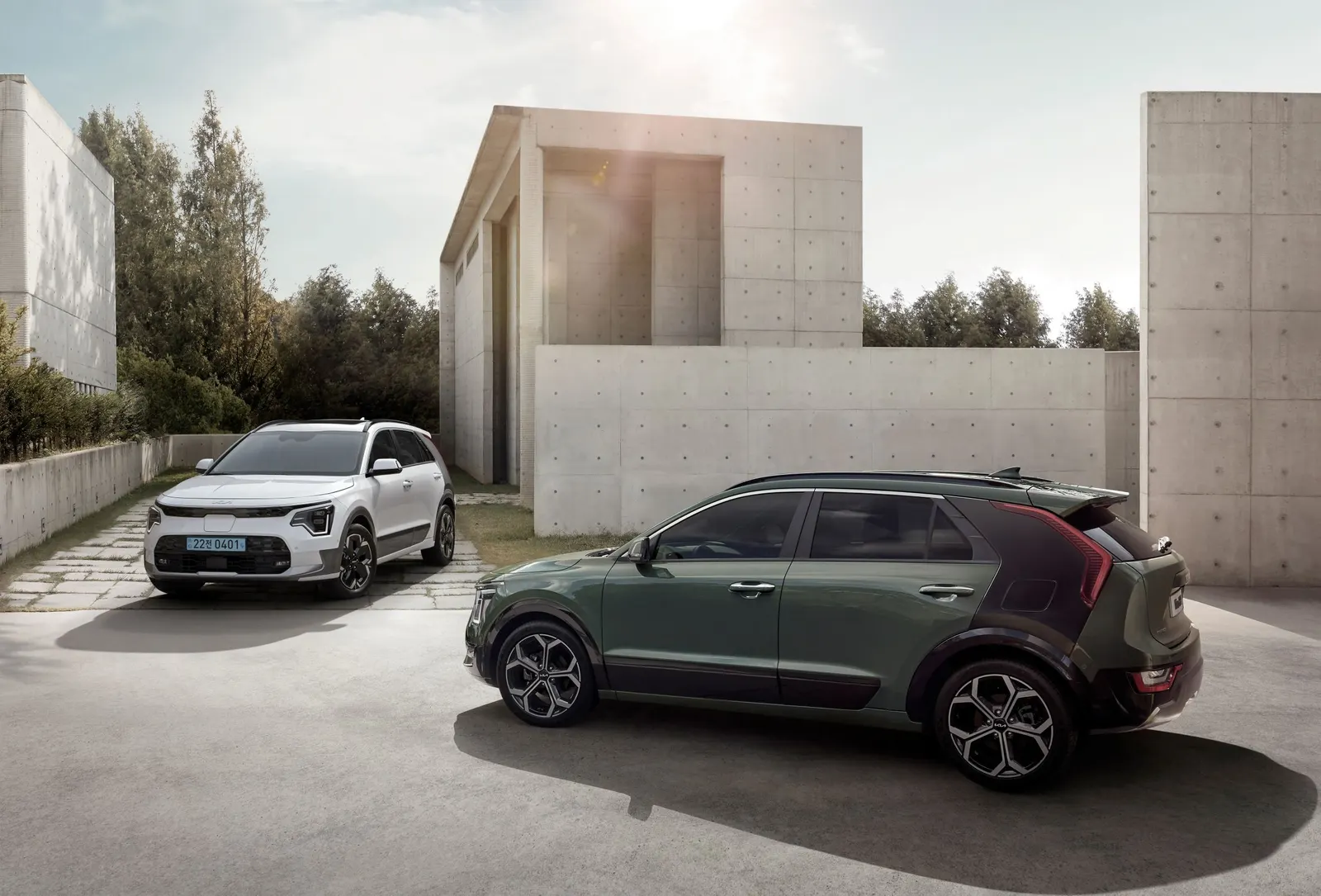 Kia Niro, вид сзади